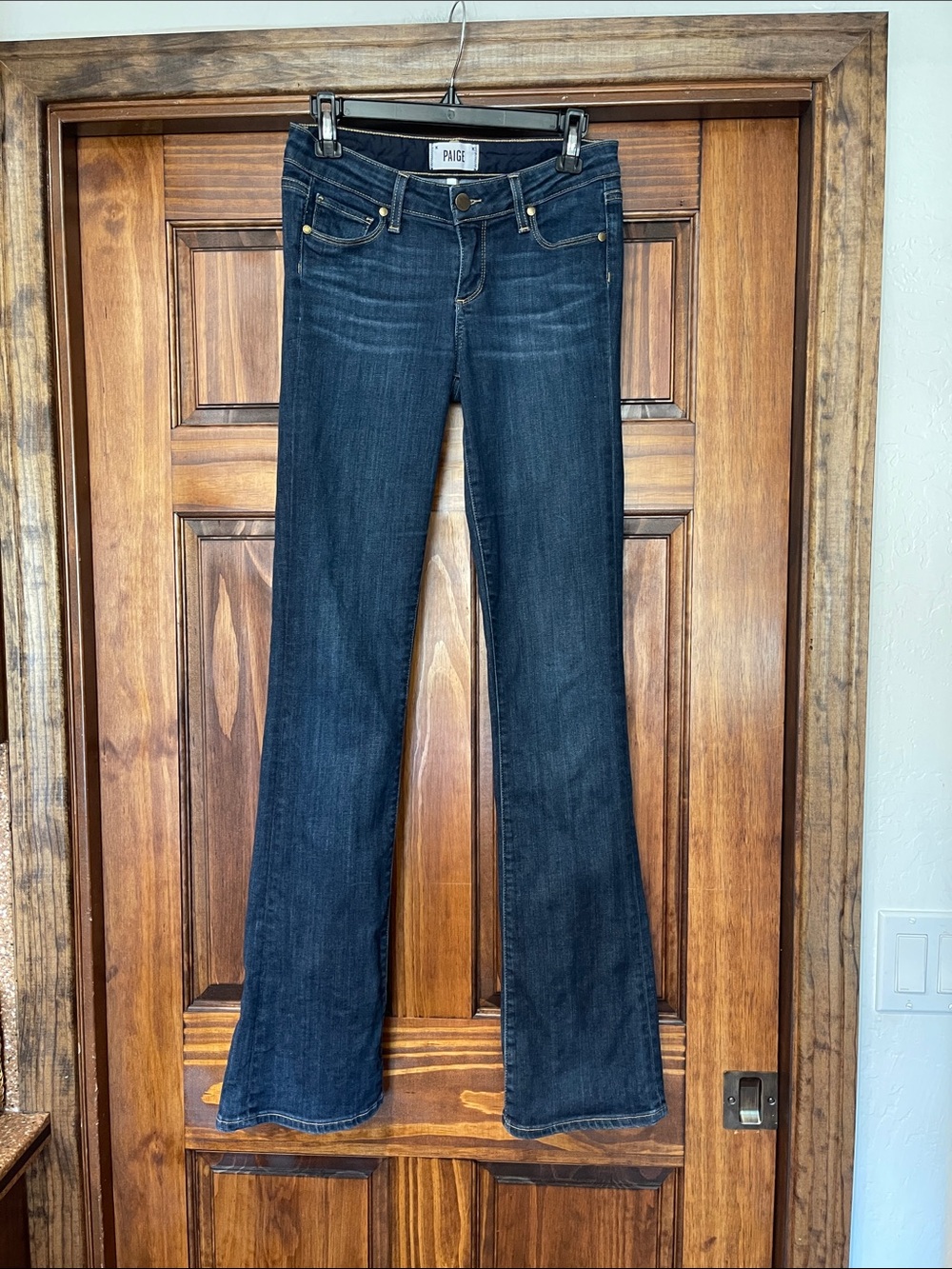 PAIGE MANHATTAN Dark Blue Flare Jeans SIZE 26